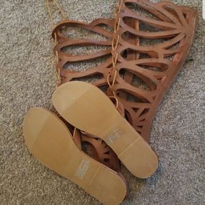 Ashley Stewart gladiator sandals